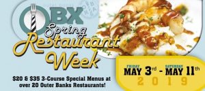 Outer Banks events - Spring restaurant week - Outer Banks restaurants