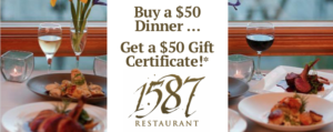 1587 Gift Certificate - Outer Banks Events