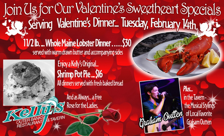 kellys-valentines-day | Outer Banks Events Calendar
