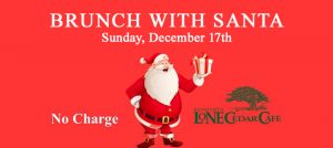 Outer Banks restaurant events - brunch with Santa