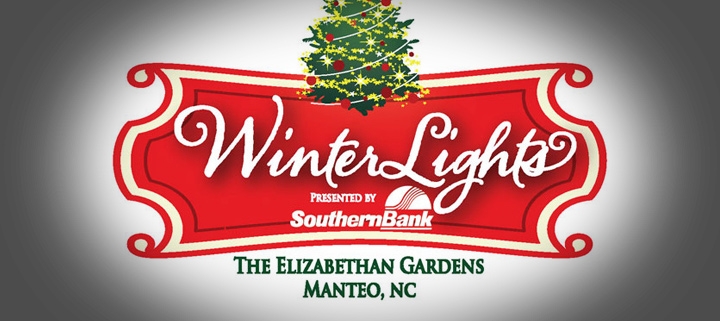 Outer Banks holiday events - Elizabethan Gardens WinterLights