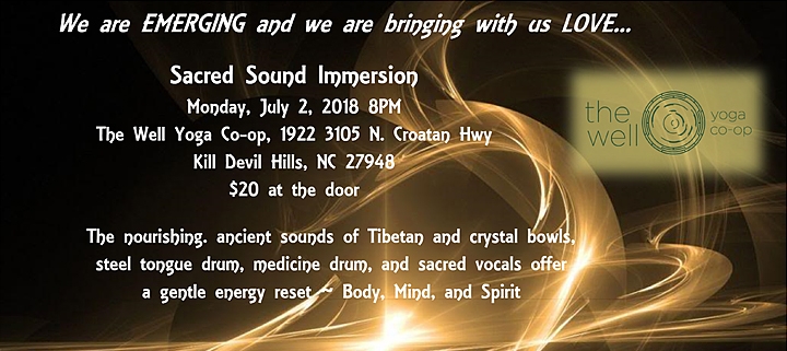 Outer Banks events - Yoga - Sacred Sound Immersion