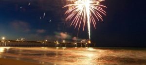 Outer Banks 4th of July fireworks Kill Devil Hills Avalon Pier
