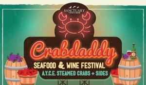 Outer Banks events - All You Can Eat crab beer wine festival - Sanctuary Vineyards Crabdaddy