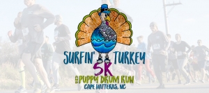 Outer Banks events - Thanksgiving - Surfin Turkey 5k race - Hatteras