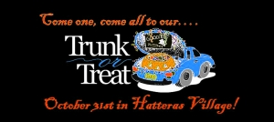 Outer Banks events - Halloween - Trunk or Treat - Hatteras Village