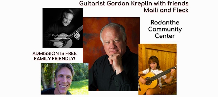 Outer Banks events - live music - guitar concert - Gordon Kreplin Maili Fleck - Rodanthe Community Center
