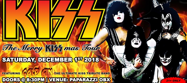 Outer Banks events - live music concerts - Kiss tribute band - Cold Gin - Paparazzi OBX
