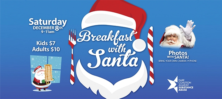 Outer Banks Christmas events - breakfast with Santa - photos - Dare CASA