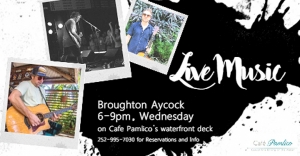 Outer Banks Events - live music - Broughton Aycock - Cafe Pamlico