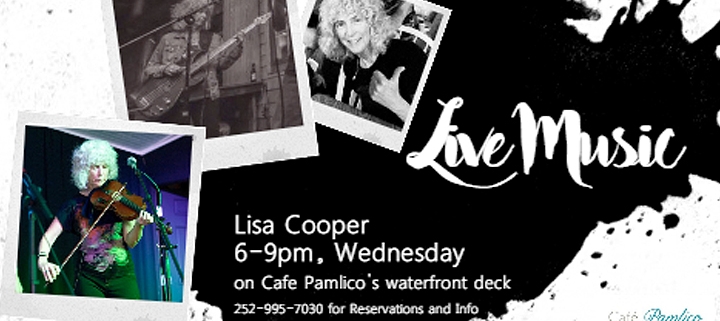 Outer Banks Events - live music - Lisa Cooper - Cafe Pamlico