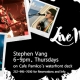 Outer Banks Events - live music - Stephen Vang - Cafe Pamlico