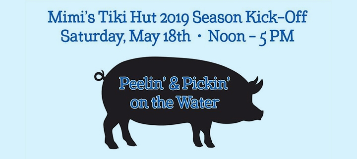 Outer Banks events - Pig Pickin - Shrimp - Blue Water Grill - Mimis Tiki Hut - Pirates Cove Marina