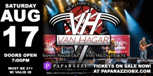 Outer Banks rock concerts - Van Halen tribute band - Van Hagar - Paparazzi OBX