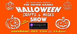 Outer Banks Halloween events - Crafts and Masks Show - Paparazzi OBX