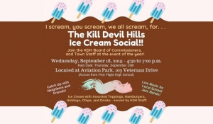 Outer Banks events - Kill Devil Hills Ice Cream Social - Aviation Park