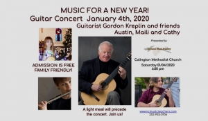 Outer Banks events - guitar concert - Gordon Kreplin - Colington Methodist Church