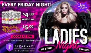 Outer Banks events - Ladies Night at Paparazzi OBX