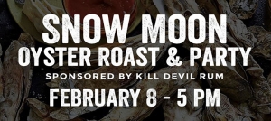 Outer Banks events - oyster roast at Outer Banks Brewing Station - Kill Devil Rum